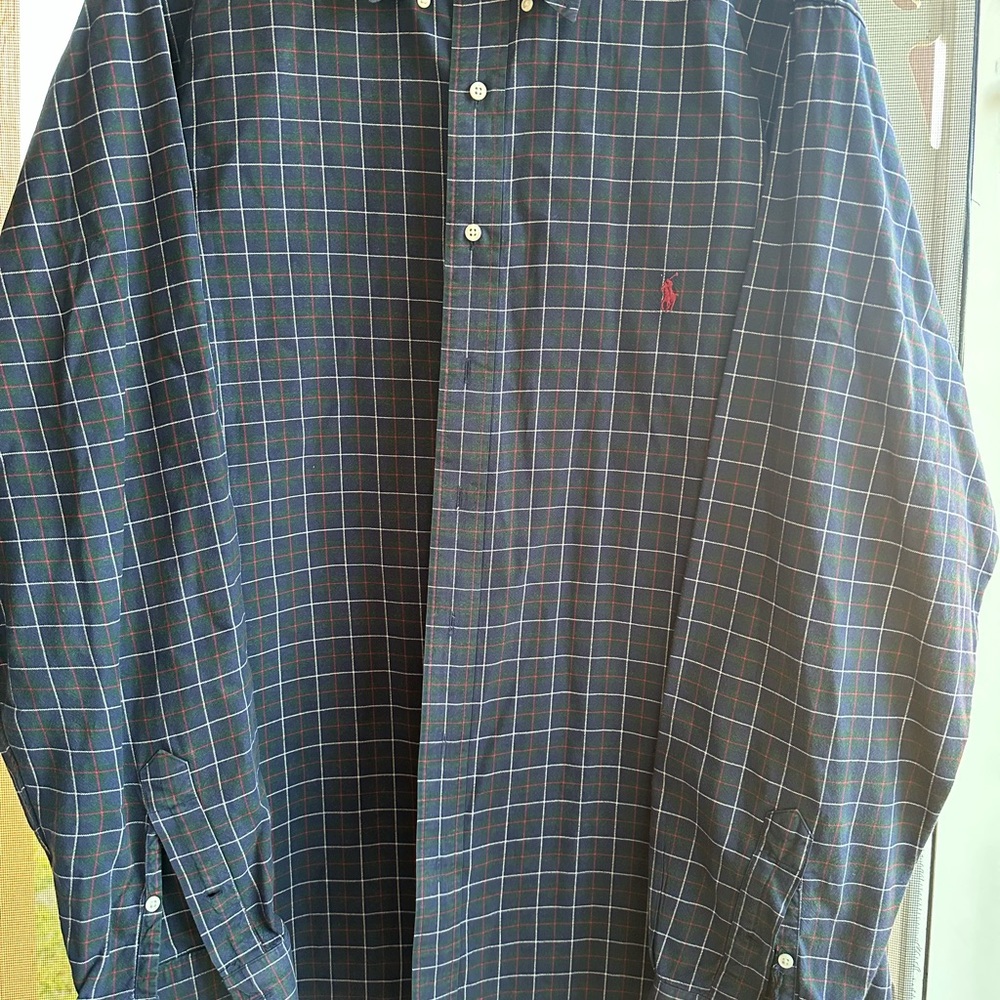 Men's Blue Checkered Shirt